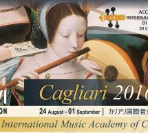 XVI EDIZIONE INTERNATIONAL MUSIC ACADEMY – CAGLIARI – 24 AGOSTO – 1 SETTEMBRE 2016