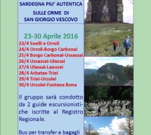 IL CAMMINO DI SAN GIORGIO VESCOVO – 23-30 APRILE 2016