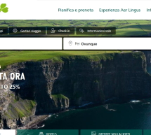 25% SCONTO CON AER LINGUS PER TUTTI I VOLI DALL’ITALIA ALL’IRLANDA