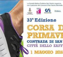 33° EDIZIONE CORSA DI PRIMAVERA – SAN GAVINO MONREALE – DOMENICA 1 MAGGIO 2016