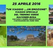 VIAGGIO SPECIALE DEL TRENINO VERDE MACOMER-BOSA – LUNEDI 25 APRILE 2016