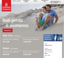 VOLA IN TUTTO IL MONDO CON EMIRATES A PARTIRE DA 367 € A COPPIA