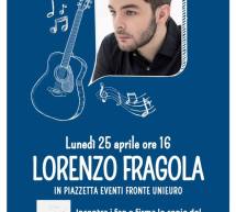 LORENZO FRAGOLA ALL’AUCHAN DI OLBIA – LUNEDI 25 APRILE 2016