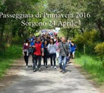 PASSEGGIATA DI PRIMAVERA- SORGONO – DOMENICA 24 APRILE 2016