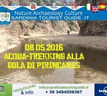 ACQUA TREKKING ALLA GOLA DI PIRINCANES – DOMENICA 8 MAGGIO 2016