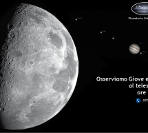 OSSERVIAMO GIOVE E LA LUNA COL TELESCOPIO – PLANETARIO – CAGLIARI – 14-15 MAGGIO 2016