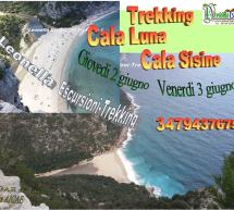 TREKKING A CALA LUNA E CALA SISINE – 2-3 GIUGNO 2016