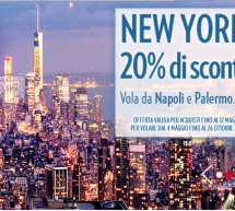 20% SCONTO SUI VOLI PER NEW YORK CON MERIDIANA