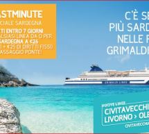 VIAGGI DA E PER LA SARDEGNA CON GRIMALDI A PARTIRE DA 26 €