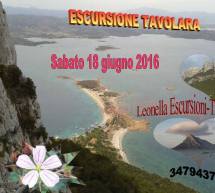 ESCURSIONE ALL’ISOLA DI TAVOLARA – SABATO 18 GIUGNO 2016