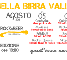 ROCK’N’ BEER VALLEDORIA 2016 – 5-6-7 AGOSTO 2016