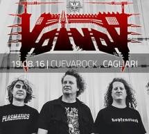 VOIVOD LIVE – CUEVA ROCK – QUARTUCCIU – VENERDI 19 AGOSTO 2016