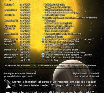 PROGRAMMA DI GIUGNO 2016 DEL PLANETARIO DI CAGLIARI