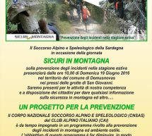 SICURI IN MONTAGNA 2016 – DOMUSNOVAS -DOMENICA 19 GIUGNO 2016