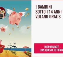 CON VOLOTEA I BAMBINI SOTTO I 14 ANNI VOLANO GRATIS