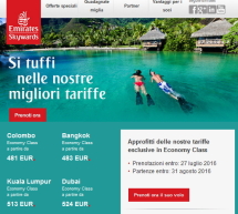 PRENOTA LA TUA VACANZA CON EMIRATES: BANGKOK A 483 €, DUBAI A 524 €