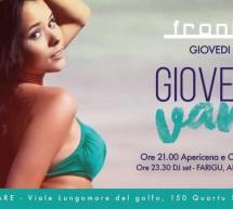 GIOVEDI VANITOSO – FRONTEMARE -QUARTU SANT’ELENA – GIOVEDI 21 LUGLIO 2016