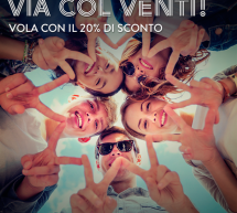 VAI COL VENTI – VOLA COL 20% DI SCONTO CON ALITALIA – FINO AL 19 LUGLIO 2016