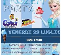 GELATO FROZEN PARTY – CORTESI – CAGLIARI – VENERDI 22 LUGLIO 2016