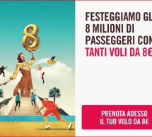 TANTI VOLI A 8 € CON VOLOTEA -FINO A GIOVEDI 7 LUGLIO 2016