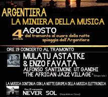 LA MINIERA DELLA MUSICA -SPIAGGIA ARGENTIERA – GIOVEDI 4 AGOSTO 2016