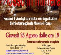 ROSSO IN MINIERA – NARCAO – GIOVEDI 25 AGOSTO 2016