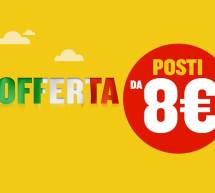 100.000 BIGLIETTI RYANAIR A 8 € – SOLO 17-18 AGOSTO 2016