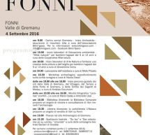 ARCHEFONNI – FONNI – DOMENICA 4 SETTEMBRE 2016