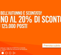 20% SCONTO SU 125.000 POSTI CON EASYJET – FINO AL 6 SETTEMBRE 2016