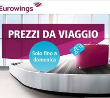 VOLA IN GERMANIA ED EUROPA CON EUROWINGS A PARTIRE DA 19,99 €