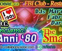 FESTA ANNI 80 – FBI DISCO – QUARTU SANT’ELENA – SABATO 1 OTTOBRE 2016