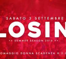 CLOSING PARTY – JUST DISCO CLUB – PORTO PINO – SABATO 3 SETTEMBRE 2016