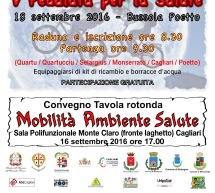 5° PEDALATA DELLA SALUTE – POETTO – DOMENICA 18 SETTEMBRE 2016