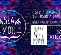 SEA YOU – KINGKA BEACH &RELAX -QUARTU SANT’ELENA – VENERDI 9 SETTEMBRE 2016