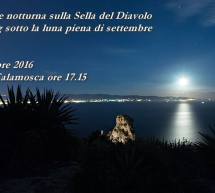 ESCURSIONE NOTTURNA SULLA SELLA DEL DIAVOLO -CAGLIARI – VENERDI 16 SETTEMBRE 2016