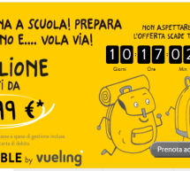 UN MILIONE DI POSTI A PARTIRE DA 29,99 € CON VUELING – ENTRO IL 13 SETTEMBRE 2016