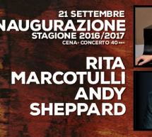 INAUGURAZIONE STAGIONE 2016/2017 – RITA MARCOTULLI & ANDY SHEPPARD – JAZZINO – CAGLIARI – MERCOLEDI 21 SETTEMBRE 2016