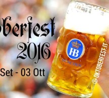 OKTOBERFEST 2016- MONACO DI BAVIERA – 17 SETTEMBRE – 3 OTTOBRE 2016