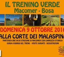 IL TRENINO VERDE MACOMER -BOSA – DOMENICA 9 OTTOBRE 2016