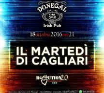 IL MARTEDI DI CAGLIARI – DONEGAL – CAGLIARI – MARTEDI 18 OTTOBRE 2016