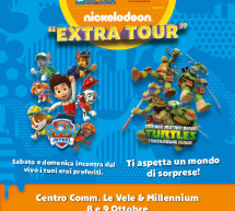 NICKELODEON EXTRA TOUR – CENTRO COMMERCIALE LE VELE -QUARTU SANT’ELENA- 8-9 OTTOBRE 2016