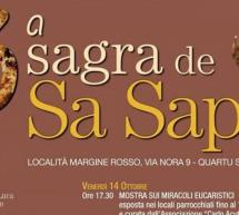 3° SAGRA DE SA SAPA – QUARTU SANT’ELENA – 14-15-16 OTTOBRE 2016