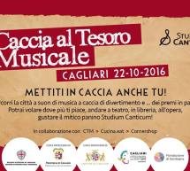 CACCIA AL TESORO MUSICALE -CAGLIARI – SABATO 22 OTTOBRE 2016