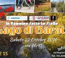 IN CAMMINO SOTTO LE STELLE – LAGO BARATZ- SABATO 22 OTTOBRE 2016