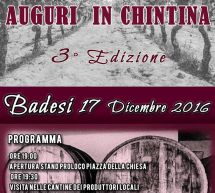 AUGURI IN CHINTINA – BADESI – DOMENICA 17 DICEMBRE 2016