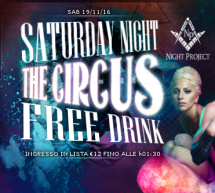 SATURDAY NIGHT THE CIRCUS FREE DRINK – ALPHABEAT – CAGLIARI – SABATO 12 NOVEMBRE 2016