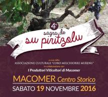 SAGRA DE SU PIRITZOLU – MACOMER – SABATO 19 NOVEMBRE 2016