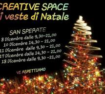 CREATIVE SPACE SPECIALE NATALE – SAN SPERATE – 17-18 DICEMBRE 2016