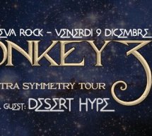 MONKEY 3 – CUEVA ROCK – QUARTUCCIU – VENERDI 9 DICEMBRE 2016