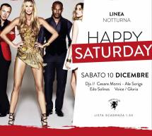 HAPPY SATURDAY – LINEA NOTTURNA – CAGLIARI – SABATO 10 DICEMBRE 2016